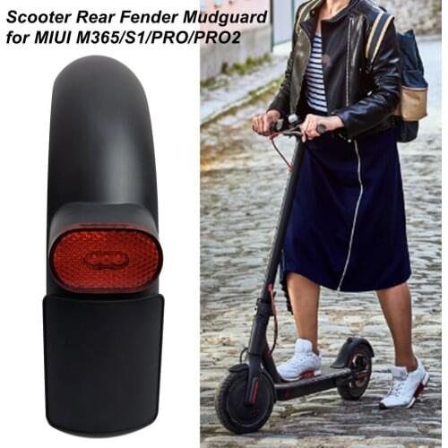 2pcs/set Rear Fender +Taillight Skateboard Fenders For MIUI M365/S1/PRO/PRO2 PC + ABS Scooter Electric Scooter Mudguard Bracket