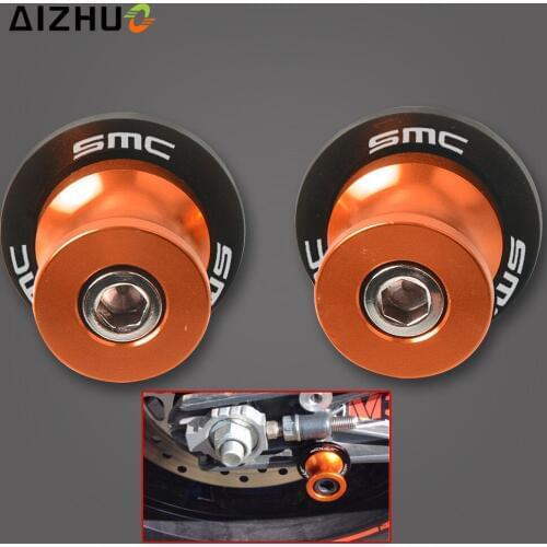 10MM Motorcycle Accessories Swingarm Slider Spools Stand Screws For 690 SMC 690SMCR 690 690SMC 2012-2016 2013 2014 2015