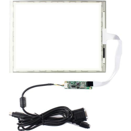 10.4inch 5-wire Touch Panel 216.7x164.5mm Controller Card With 5-Wire RS232 Controller Card