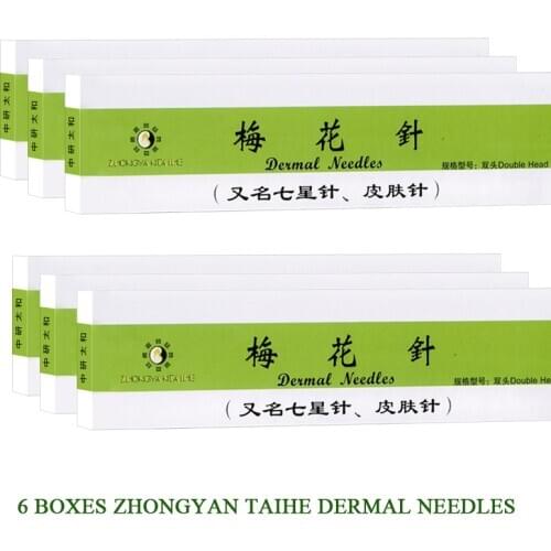 Large Quantity 10 Boxes Zhongyantaihe Seven Star Needles Beauty Massage Needle Dermal Needles Head Acupuncture Needle