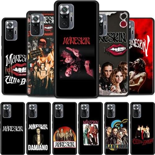Maneskin Phone Case For Xiaomi Redmi 9 9C 9A K40 8 7A 8A 7 6A 6 K30 Pro 10 6 9I 9T Silicone Cover Coque Fundas