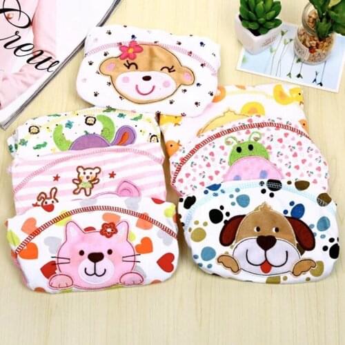 30Pc/Lot Baby Learning Pants Waterproof Training Pant Underwear Cotton Diapers 6-15kg