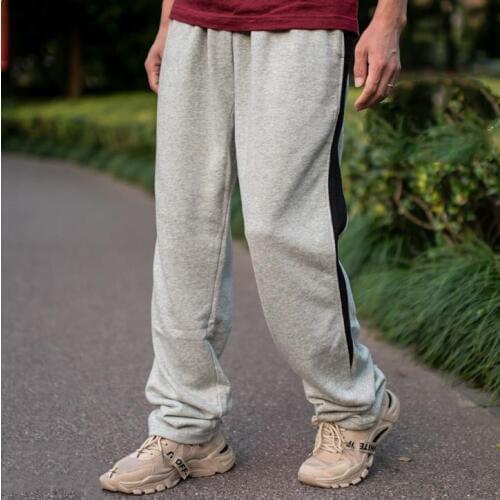 Men Sweatpants Hiphop Joggers Loose Straight Baggy Mens Mens Trousers Plus Size 5XL Fat Pants Boy More Pockets Hip Hop Bottoms
