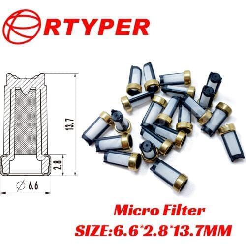 1000 PCS Webber 30-92 MPI Webber Fuel Injector Filter 11012 For Renault Fiat Marelli 6.6*2.8*13.7mm
