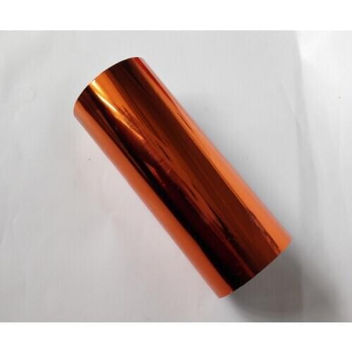 Hot stamping foil red brown copper color 280 hot stamping on paper or plastic 32cm x 120m