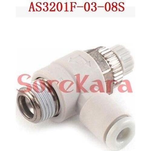 AS3201F-03-08S Speed Control Valve With One-Touch Fitting Elbow Type Lot Of 5 SMC Type