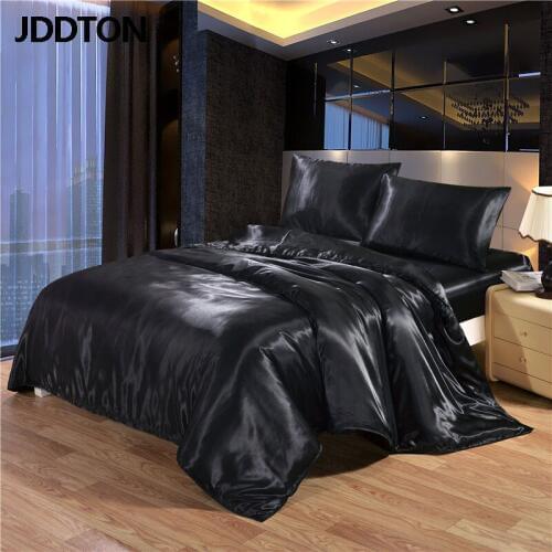 JDDTON Bedding Set 2020 New Classic Colorful Simple Solid Color Bed Linings Duvet Pillowcases Cover Bed Sheet Cover Set BE119