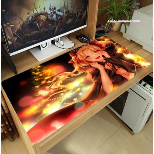 Fate/Grand Order FGO Servant Lancer Ereshkigal Otaku Mouse Pad Laptop Mice Mat Tabletop Keyboard Mat Anti-Slip Playmat Cosplay
