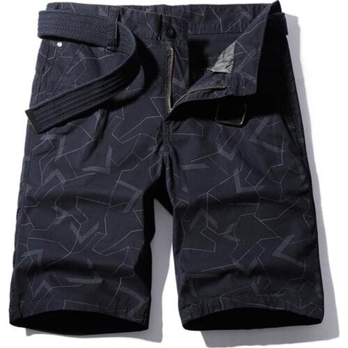 Trendy Summer Shorts Zipper Closure Thin Knee Length Shrink Resistant Multi Pockets Straight Sweat Sports Shorts for Daily Life