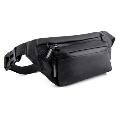 Fashion Trendy Men Waist Bags Waterproof Sports Mobile Phone Bag Outdoor Crossbady Waist Bags