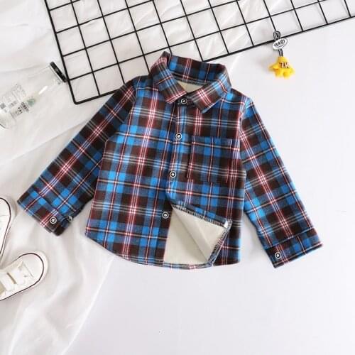 New Fashion Baby Boys/Girls Clothing Autumn Winter Kids Casual Vans Warm Shirt Coat Infant Cotton Childrens Toddler Costume