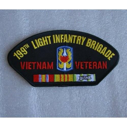 US ARMY 199TH LIGHT INFANTRY BRIGADE VIETNAM VETERAN PATCH badge