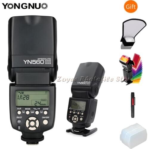 YONGNUO YN560III YN560-III YN560 III Wireless Flash Speedlite Speedlight For Canon Nikon Olympus Panasonic Pentax Cameras