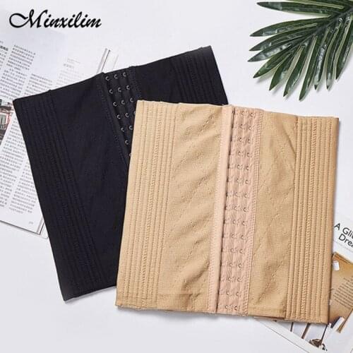 Female Underwear Postpartum 16 Steel Boned Waist Trainer Slimming Tummy Control Slim Belly Belts Strap Modeling Shapewear