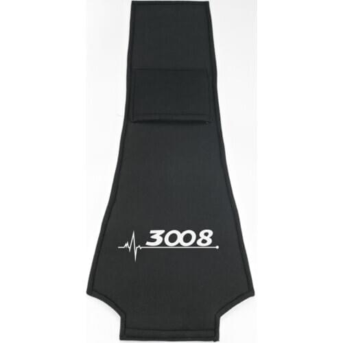 1PCS Car seat headrest cover for Peugeot 3008 Accessories Car Styling