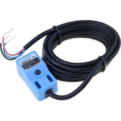 1pcs SN04 series SN04-N SN04-N2 SN04-P SN04-P2 DC NPN PNP NO NC 4mm prism shape inductive proximity sensor switch blue