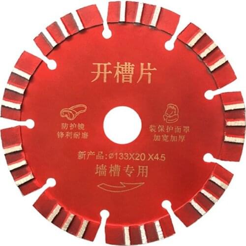 Vacuum brazed diamond 129mm saw for marble granite brick and tiles at good price and fast delivery