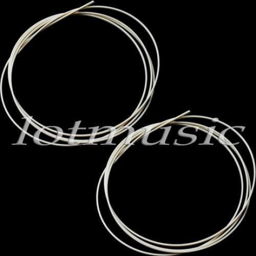 2Pcs ABS Guitar bindings Purfling Strips 1650 x 2 x 1.5MM ivory