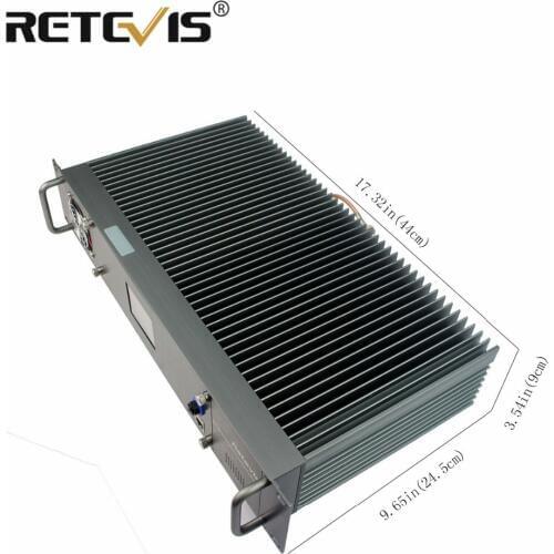 New All-aluminum Alloy Retevis RT-9550 DMR Digital/Analog Repeater 55W UHF TDMA 2 Time Slots LCD Display A9116B