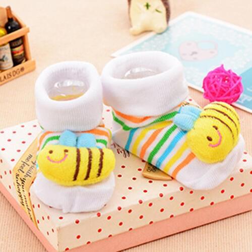 4Pair/Lot Baby Children Kids Socks Suitable 0-18 Month Infant Newborn Socks 100% Cotton Cute Elephant Bee Rabbit Models