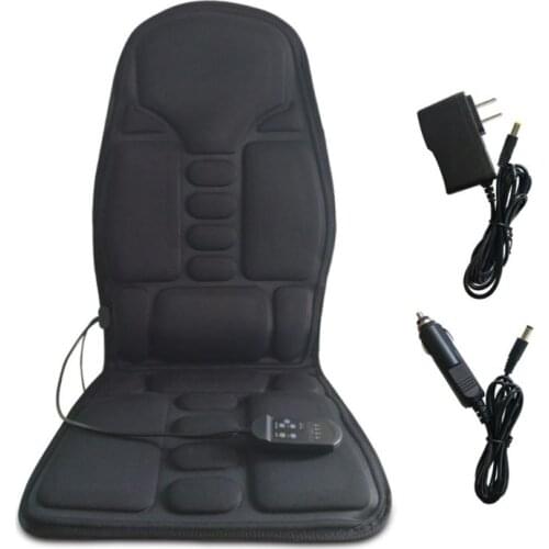 Electric Massager Chair Massage Electric Car Seat Vibrator Back Neck Massagem Cushion Heat Pad For legs Waist Body Massageador
