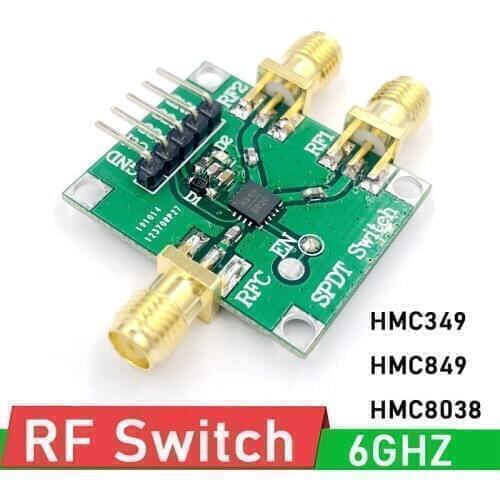HMC349 HMC849 HMC8038 6GHz RF switch module SPDT Single pole double throw 6000Mhz for Ham Radio Amplifier