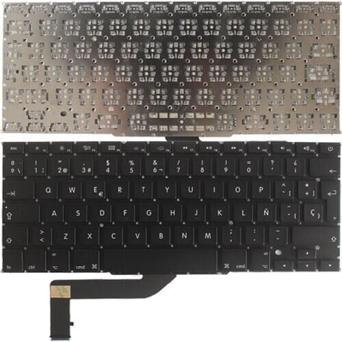 Spanish For Macbook A1398 ME663 MGXA2 MGXC2 For Pro MC975 MC976 ME664 ME665 ME293 ME294 Laptop Keyboard
