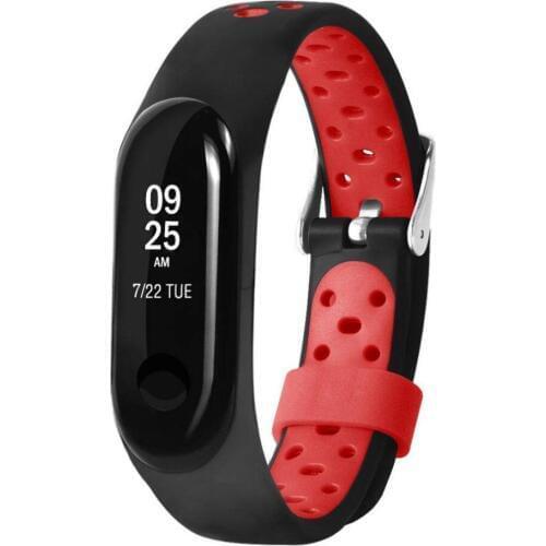 New Lightweight Silicone Replacement Ventilate Sport Soft Wrist Strap Wristband For Xiaomi Mi Band 3 smart watch