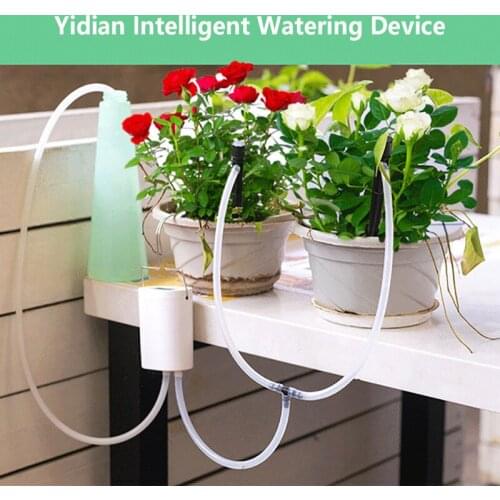 Garden Automatic Watering Equipment Plant Drip Irrigation Tool Water Pump Sprinkler System Controller Home Timer Watering Kits
