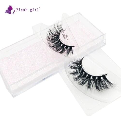 Most Popular 1 Pair 5D Mink Eyelashes High Volume Natural Soft Full Strip Lashes Wispy Thick Handmade Fake Eyelashes FG64