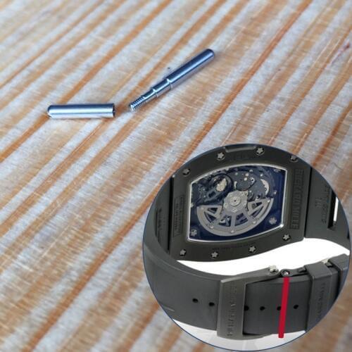 Steel watch buckle screw tube for Richard Mille Rm011 automatic watch parts tools