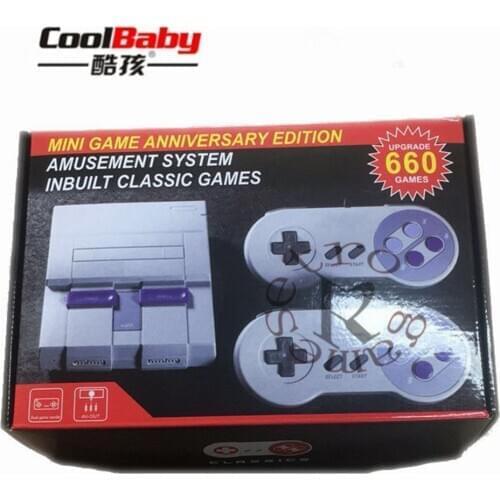 Super Mini AV Out Retro Classic Handheld Game Player Family TV Video Game Console Childhood Built-in 660 8bit Games