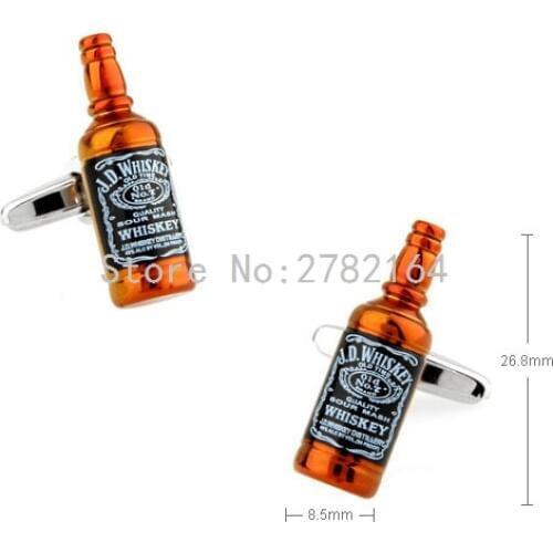 Bottle modelling of the lacquer that bake cufflinks French men shirts cufflinks sleeve nail factory direct sale free shipping
