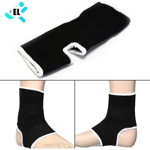 1Pcs Ankle Foot Support Sleeve Pullover Wrap Elastic Sock Compression Wrap Sleeve Bandage Brace Support Protection Pain Relief