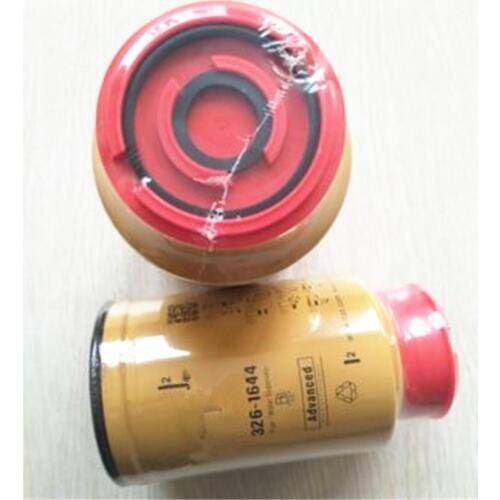 Free shipping Oil water separator filter element 330C/320C 326-1644/1643 2 pieces