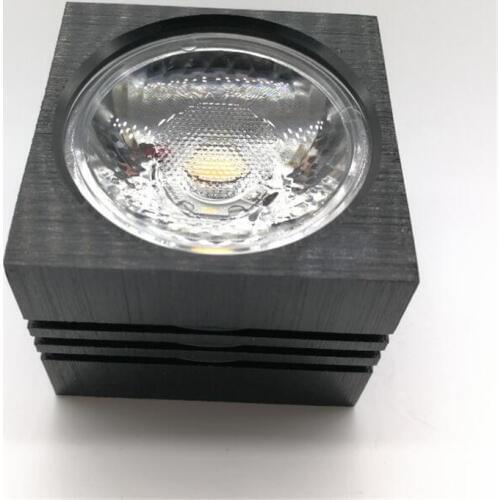Free Shipping 7w 10w Dimmable COB Led downlight Surface Mounted Ceiling Spot light Ceiling lamp with black/silver Housing Color