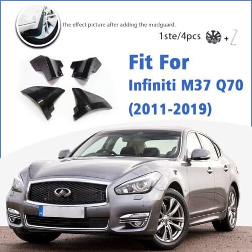 Mudguard For Infiniti M M25 M35h M37 M56 Q70 Q70L Y51 2011-2019 Mudflaps Mudguards Car Accessories Splash Guard Fender 2015 2017