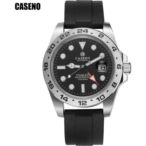 Mechanical Watch Men Automatic Top Brand Luxury Watches Mens Stainless Steel Sapphire Crystal Luminous Waterproof Wristwatch