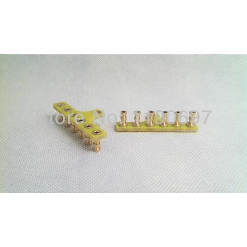 DIY Projects Audio Tag StripTag BoardTurret Board 6P-T-G(B) Gold Plated Copper 5PCS Free Shipping