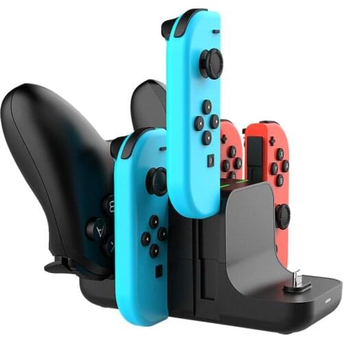 Amazon choose 6 in 1 Charger Station wireless Fast Multifunctional Charging Dock For Nintendo Switch Other Games Accessories New