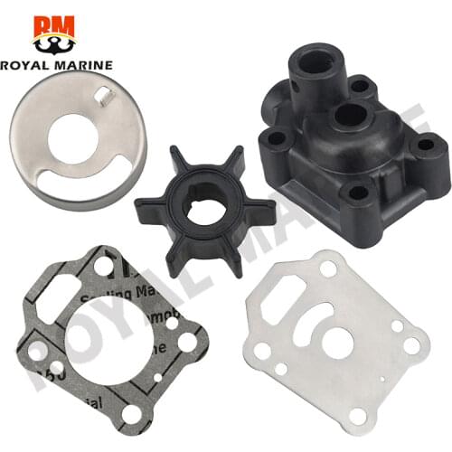 Water pump kit for Mercury-Mercruiser outboard motor 5HP 6HP 16150 16154 16157 16826 Impeller Housing, upper water pump