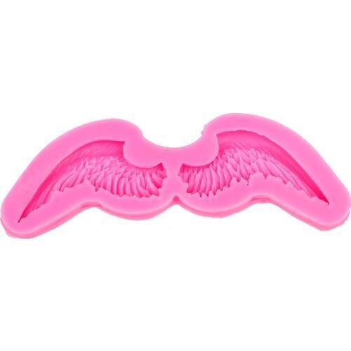 Angel wings Hand Cutting Dies 3D Craft Relief Chocolate Silicone Mold Fondant Cake Decorating Kitchen DIY Tools FT-1056