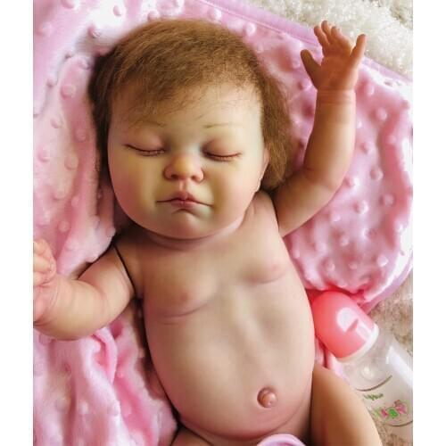 High Quality Bebe reborn doll 20 inch Full Silicon Vinyl Reborn baby doll Blood Vessel Vivid Rich Painting Julie For Collection