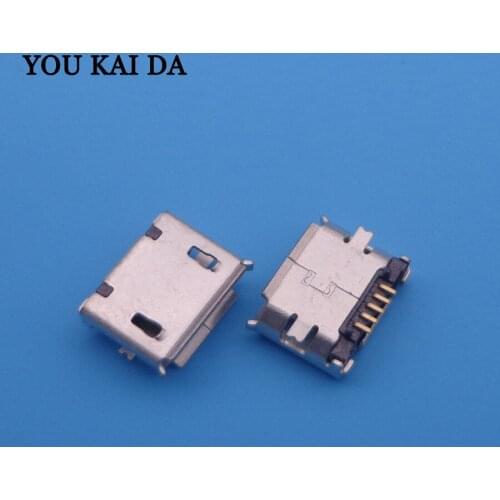 Micro usb jack smd feet 5pin For Nokia/oppo/Huawei/... tablet pc mobile phone netbook 100pcs/lot