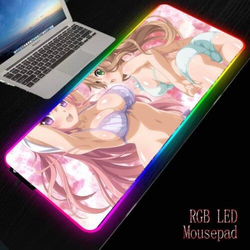 MRGBEST Sexy Anime Girl picture printed Mouse Pad Gamer Anti-slip Natural Rubber Anime Mouse Pads for gamer gaming