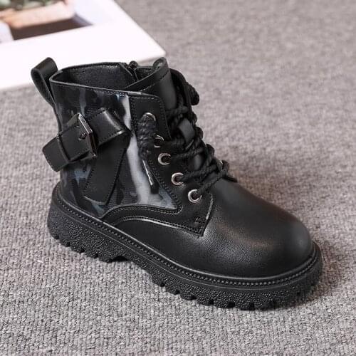 MudiPanda Children's Leather Shoes