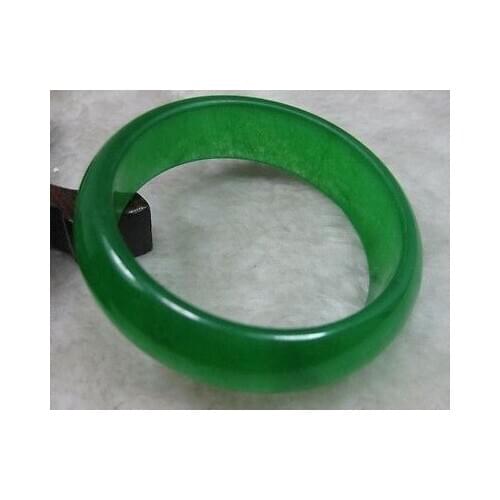 NATURE BEAUTIFUL BRIGHT GREEN stone stone BRACELET BANGLE style Fine jewe Noble 100% Natural stone
