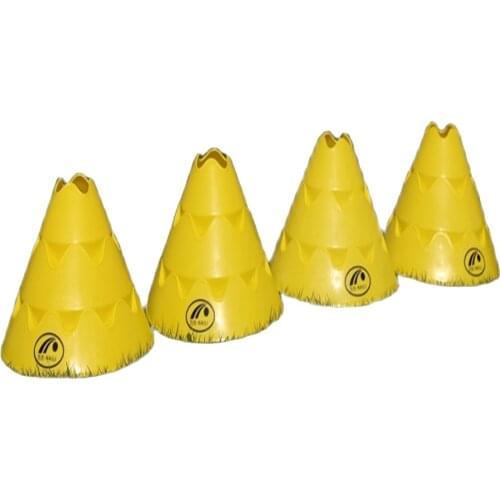 Factory wholesale high quality PE Jumbo disc cone with wave lines, multi-function big marker disc cone