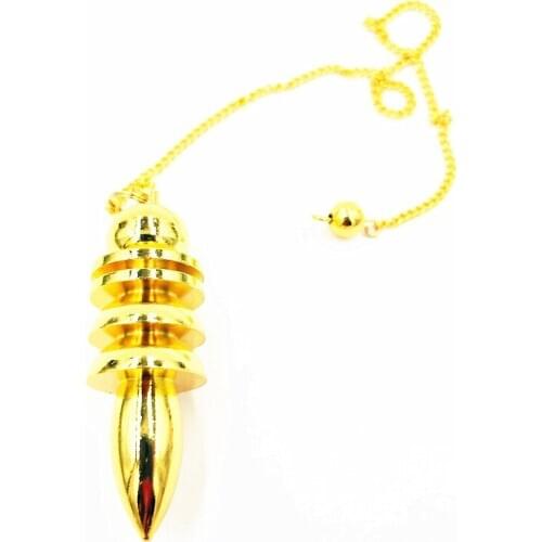 Necklaces & Pendants pendulum reiki Pendant Charms chakra Amulet Pendulum Natural Stone Amulet Healing Meditation for Men Women