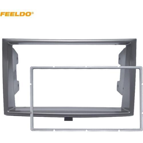 FEELDO Car DVD/CD Radio Stereo Fascia Panel Frame Adaptor For Subaru Legacy Outback 2009-2014 Installation Frame Mount #HQ4408